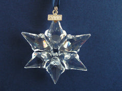 2000 Annual Edition Snowflake / Star Christmas Ornament
