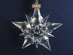 2001 Star / Snowflake Christmas Ornament