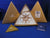 SCS 2009 Golden Star / Snowflake Christmas Ornament