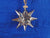 SCS 2009 Golden Star / Snowflake Christmas Ornament