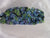 SCS Pouch with Crystal Chatons ~ Blue / Green
