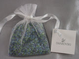 SCS Pouch with Crystal Chatons ~ Blue / Green