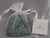 SCS Pouch with Crystal Chatons ~ Blue / Green