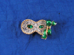 SCS 2001 Harlequin Event Green Mask Tac Pin