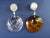 SCS 2009-2010 ~ Set of 2 Event Window Ornaments ~ SIGNED