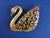 SCS 1995 Centenary Swan Brooch ~ Multi-Color