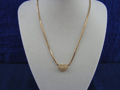 Pave Heart Necklace