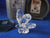 Butterfly, Large ~ Var 1 (Black tips on Rhodium antenna)